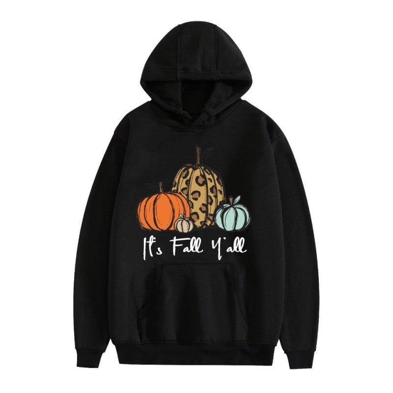 Männer Halloween Kürbis Druck Hoodie