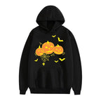 Männer Halloween Kürbis Druck Hoodie
