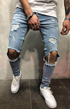 Street Style Herren Jeans mit leicht elastischem Denim für alle Jahreszeiten