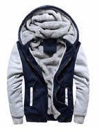 Herrenpullover mit Kapuze, lockerer Sport-Fleece