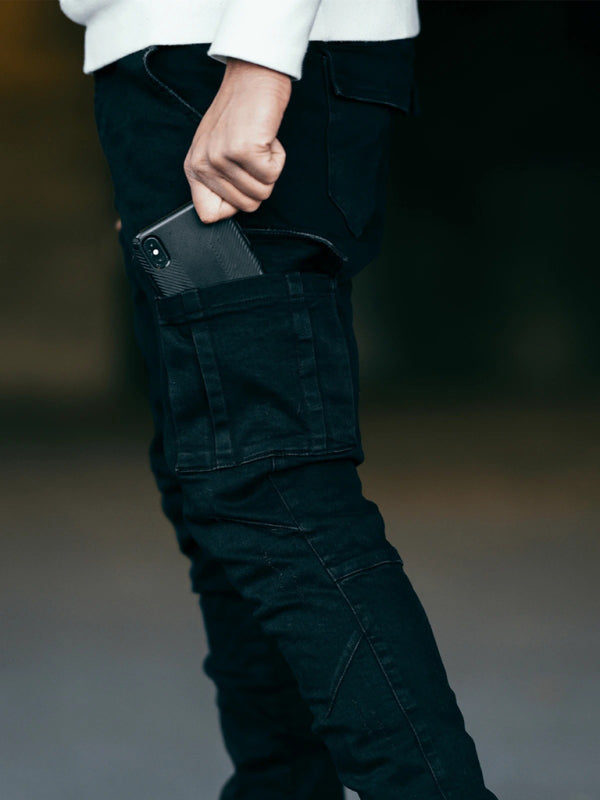 Herren Skinny Jeans mit Seitentaschen