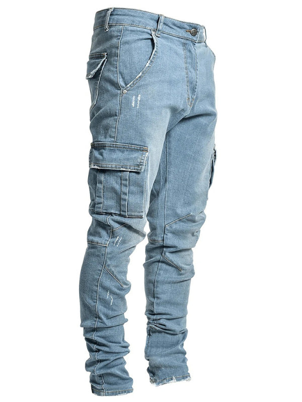 Herren Skinny Jeans mit Seitentaschen