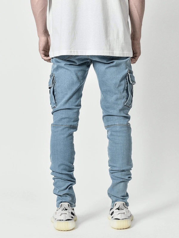 Herren Skinny Jeans mit Seitentaschen