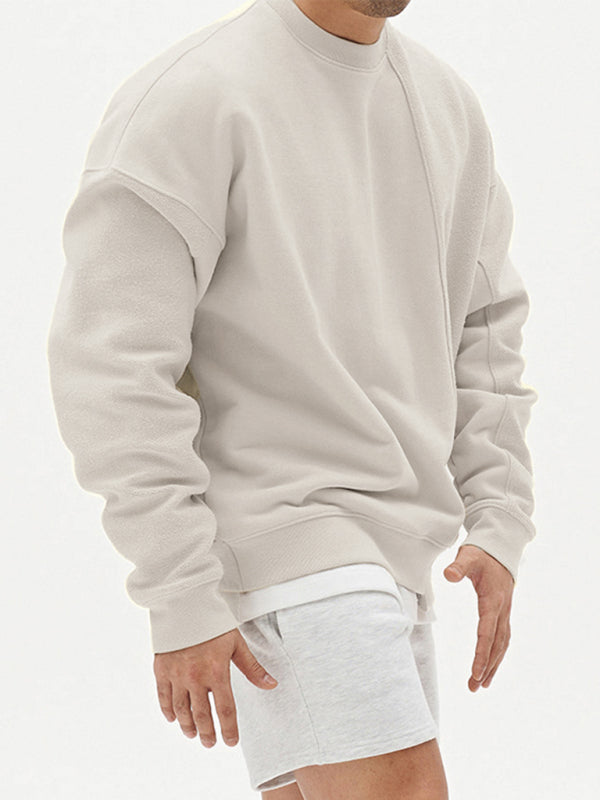 lässiges Herren Sweatshirt mit Rundhalsausschnitt