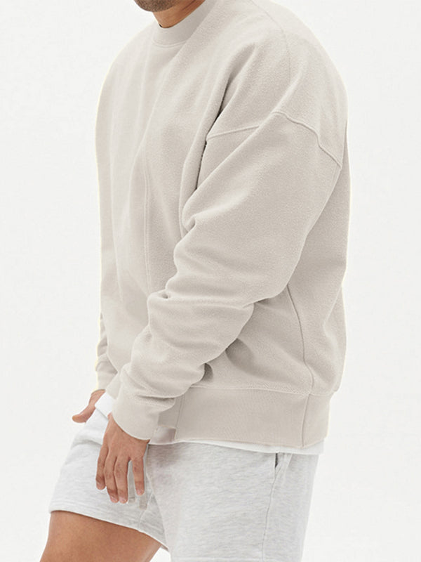 lässiges Herren Sweatshirt mit Rundhalsausschnitt