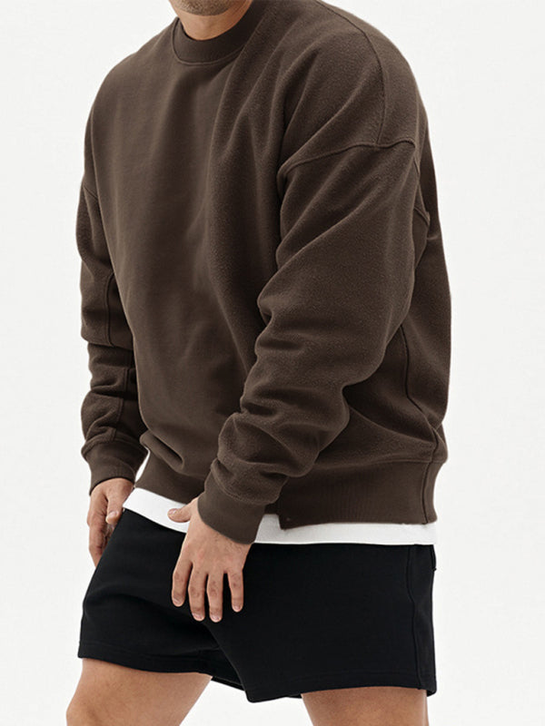 lässiges Herren Sweatshirt mit Rundhalsausschnitt