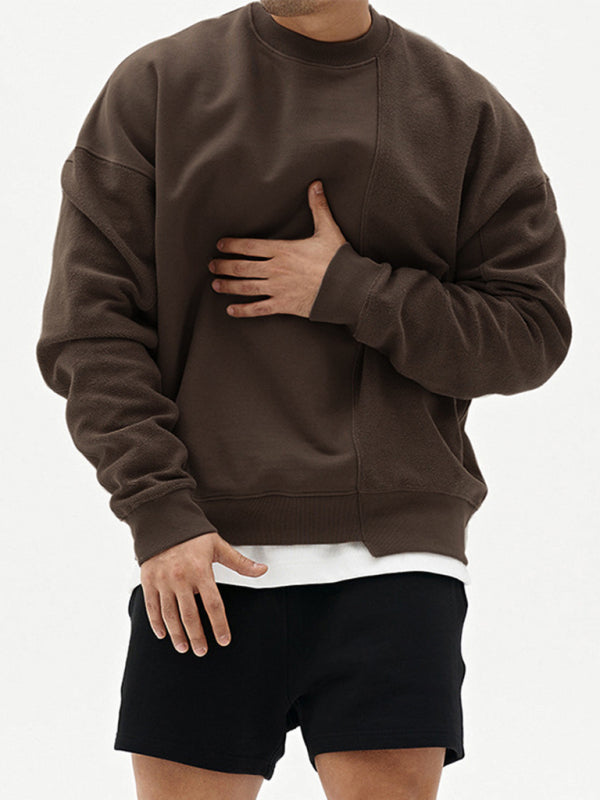 lässiges Herren Sweatshirt mit Rundhalsausschnitt