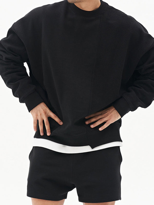 lässiges Herren Sweatshirt mit Rundhalsausschnitt