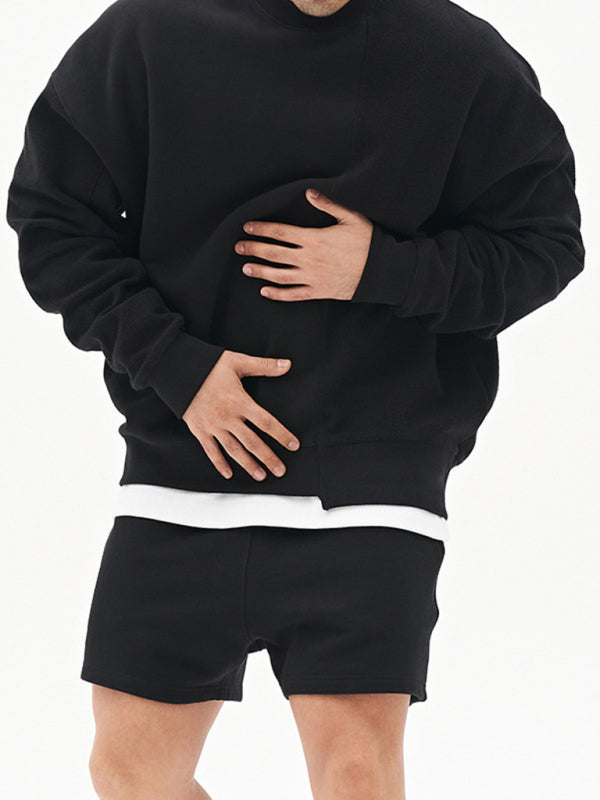 lässiges Herren Sweatshirt mit Rundhalsausschnitt