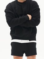 lässiges Herren Sweatshirt mit Rundhalsausschnitt
