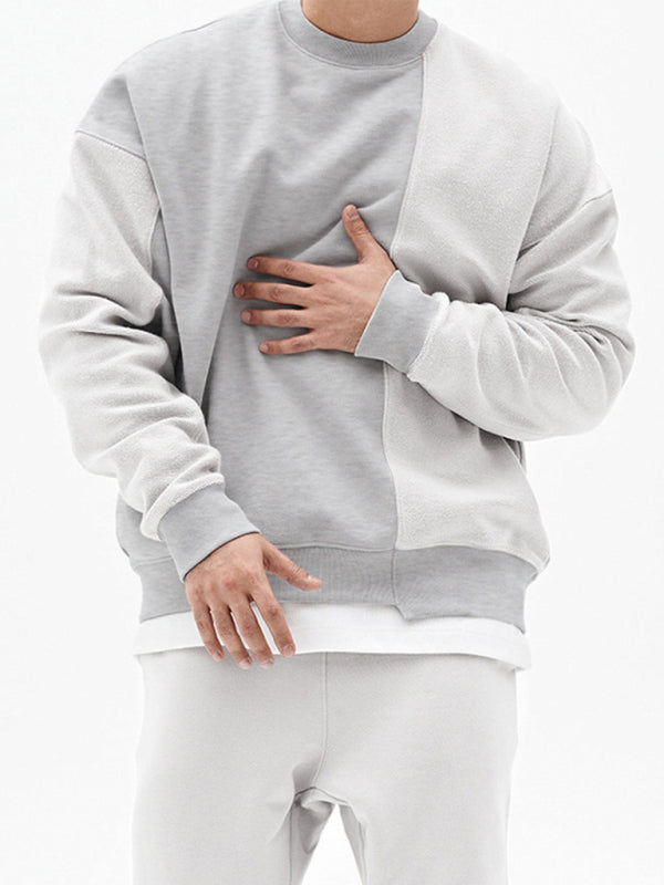 lässiges Herren Sweatshirt mit Rundhalsausschnitt