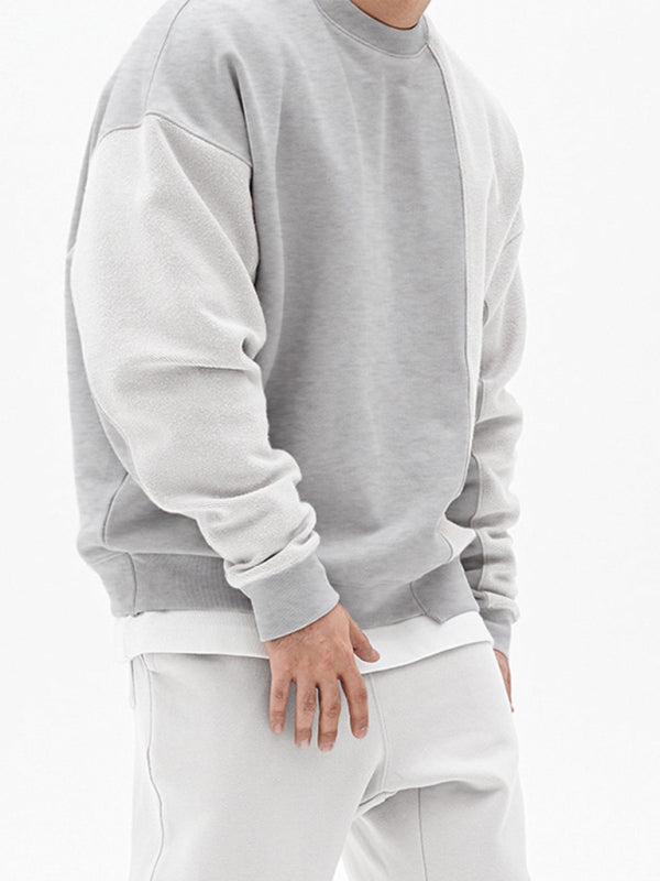 lässiges Herren Sweatshirt mit Rundhalsausschnitt