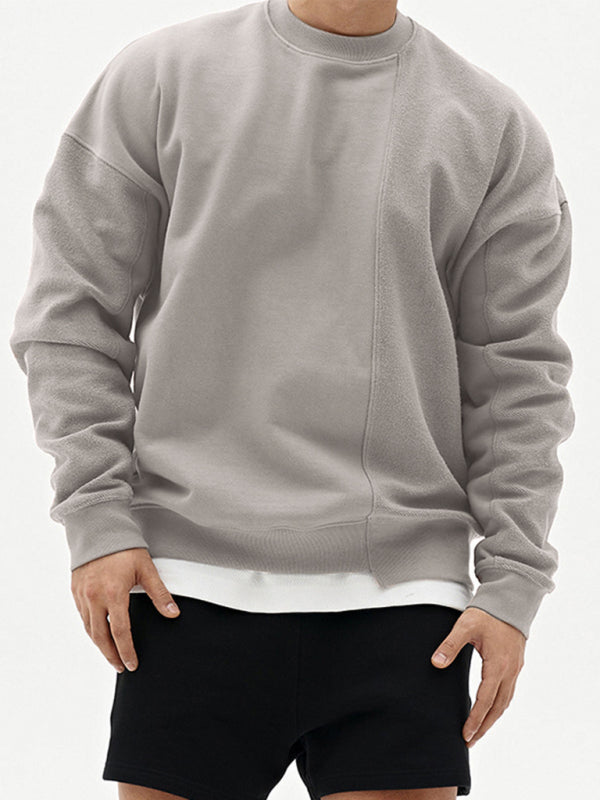 lässiges Herren Sweatshirt mit Rundhalsausschnitt
