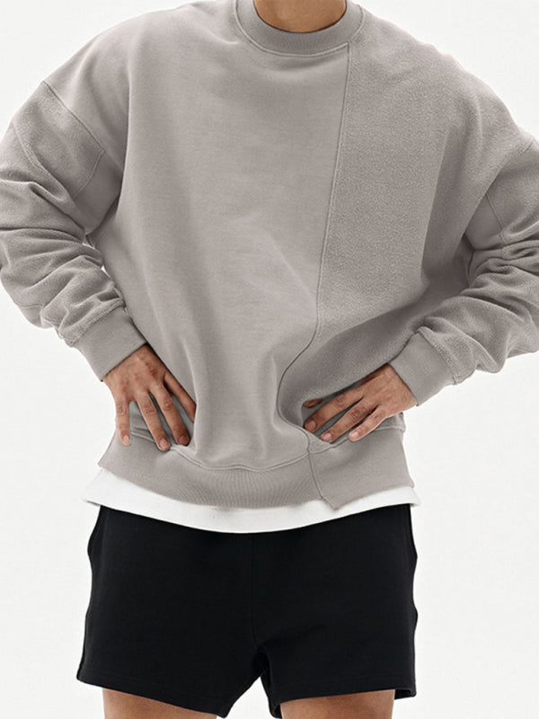lässiges Herren Sweatshirt mit Rundhalsausschnitt