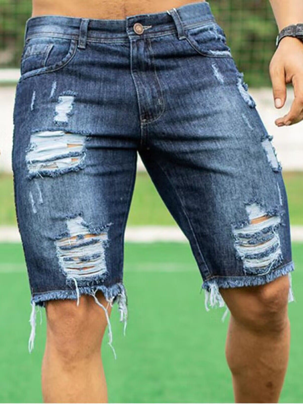 Slim Fit Herren Jeans Shorts für Freizeit