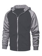 Jacke Strickjacke aus Fleece Hoodie mit Reißverschluss