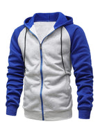 Jacke Strickjacke aus Fleece Hoodie mit Reißverschluss