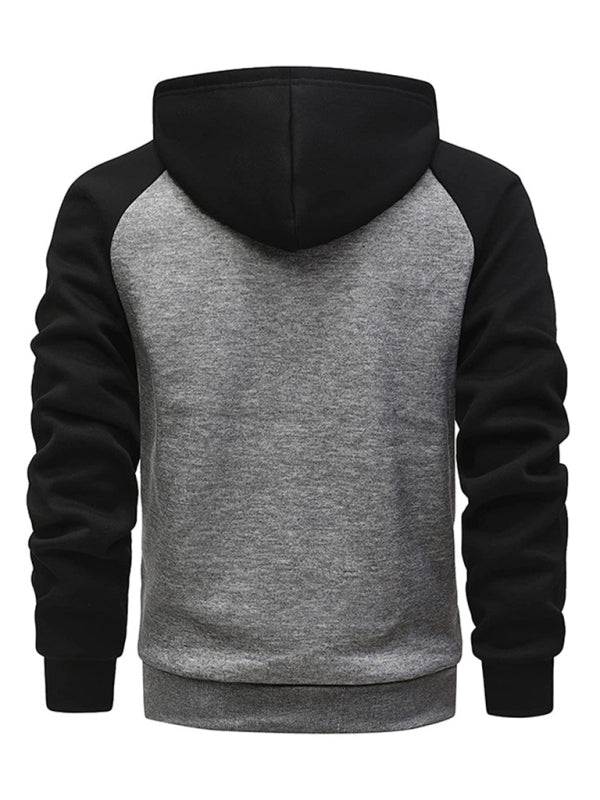 Jacke Strickjacke aus Fleece Hoodie mit Reißverschluss
