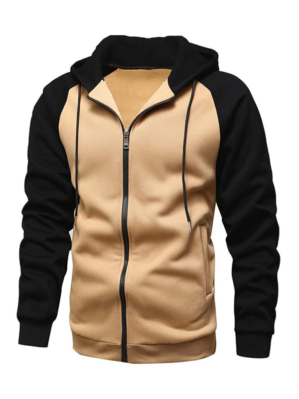 Jacke Strickjacke aus Fleece Hoodie mit Reißverschluss