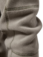 Herren-Sweatshirt aus Polarfleece mit Stehkragen und halbem Reißverschluss