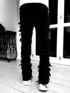 Stretch Denim Straight Pants für Herren
