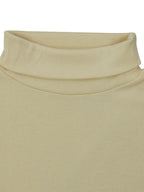 Einfarbiges Langarm-T-Shirt mit Rollkragen für Herren