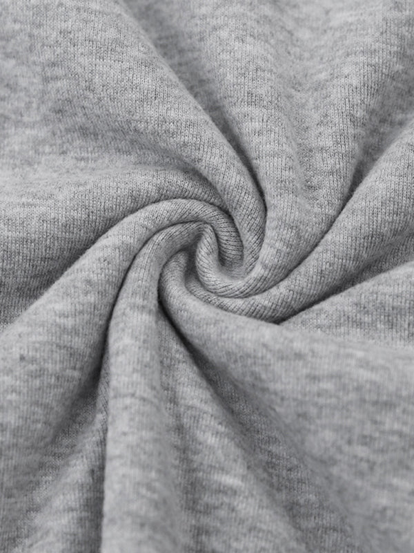 Einfarbiges Langarm-T-Shirt mit Rollkragen für Herren