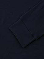 Einfarbiges Langarm-T-Shirt mit Rollkragen für Herren
