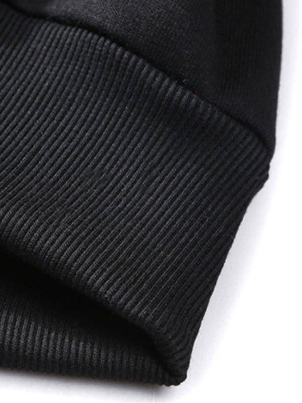 Lässiges Herren-Sweatshirt mit Raglanärmeln und Rundhalsausschnitt