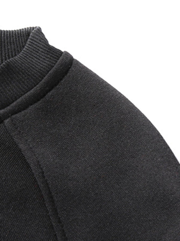 Lässiges Herren-Sweatshirt mit Raglanärmeln und Rundhalsausschnitt
