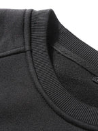 Lässiges Herren-Sweatshirt mit Raglanärmeln und Rundhalsausschnitt