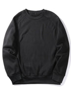 Lässiges Herren-Sweatshirt mit Raglanärmeln und Rundhalsausschnitt