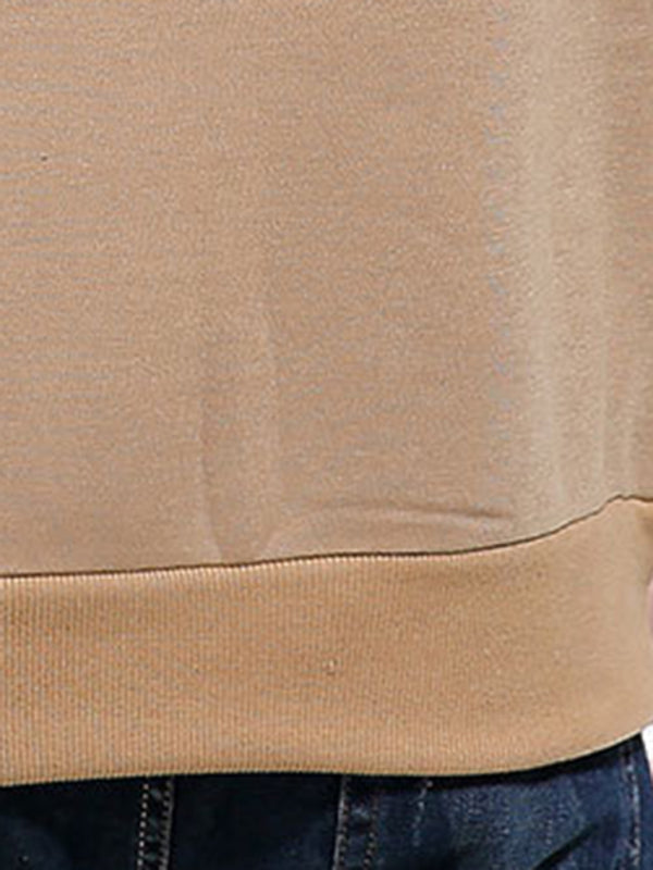 Lässiges Herren-Sweatshirt mit Raglanärmeln und Rundhalsausschnitt