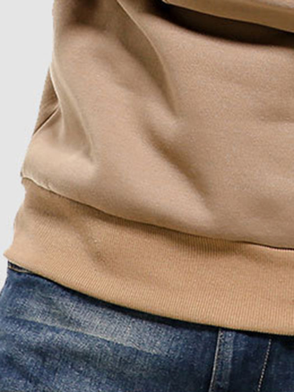 Lässiges Herren-Sweatshirt mit Raglanärmeln und Rundhalsausschnitt