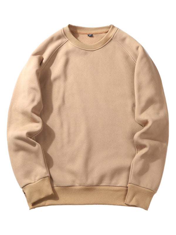 Lässiges Herren-Sweatshirt mit Raglanärmeln und Rundhalsausschnitt