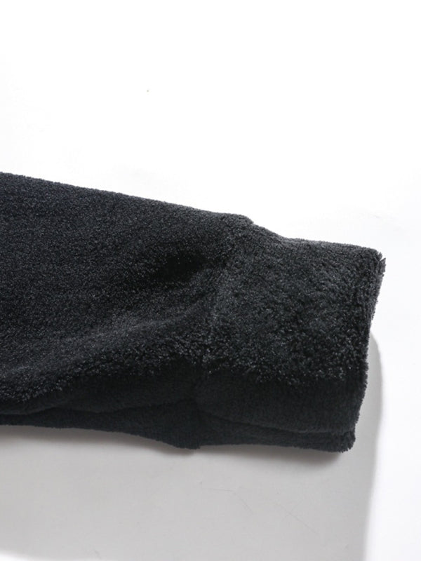 Herren Freizeit-Hoodie aus Korallenfleece