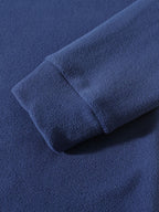 Herren Freizeit Pullover mit Stehkragen aus Fleece