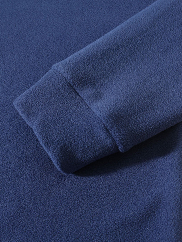 Herren Freizeit Pullover mit Stehkragen aus Fleece
