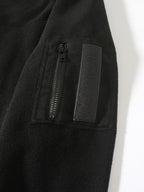 Herren Freizeit Pullover mit Stehkragen aus Fleece