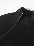 Herren Freizeit Pullover mit Stehkragen aus Fleece
