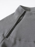 Herren Freizeit Pullover mit Stehkragen aus Fleece