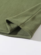 Herren Casual Stehkragen Langarm Pullover aus Korallenfleece