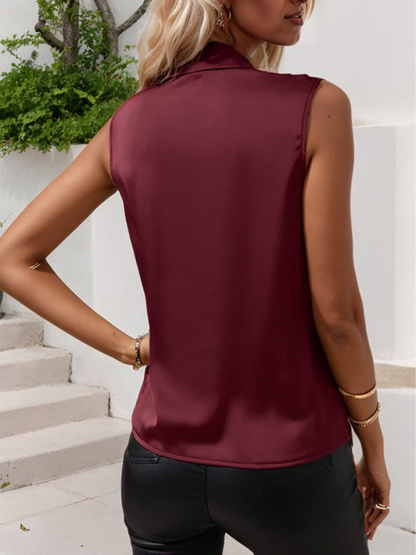 Elegantes Sexy Damen Shirt - Ärmelloses