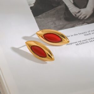 Exquisite, funkelnde Ohrringe aus 18-karätigem Gold