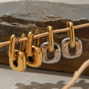 Klassische und modische Ohrringe aus 18-karätigem Gold