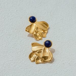 Trendige und personalisierte Ohrringe aus 18-karätigem Gold in Schmetterlingsform