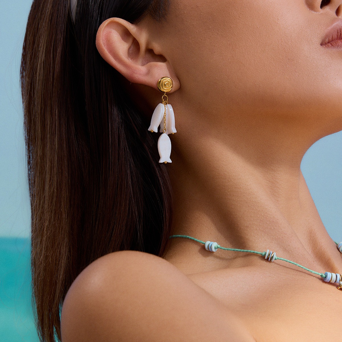 Exquisite und edle Ohrringe aus 18-karätigem Gold – Bild 8