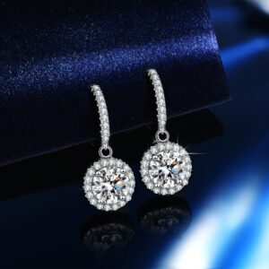 Runde Ohrringe aus 925er Sterlingsilber