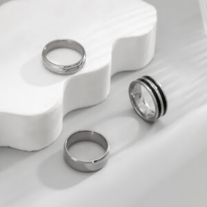 Modischer, leichter Luxus-Kulissenring