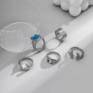 Modischer Vintage-Hip-Hop-Ring